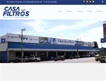 Tablet Screenshot of casadosfiltros.com